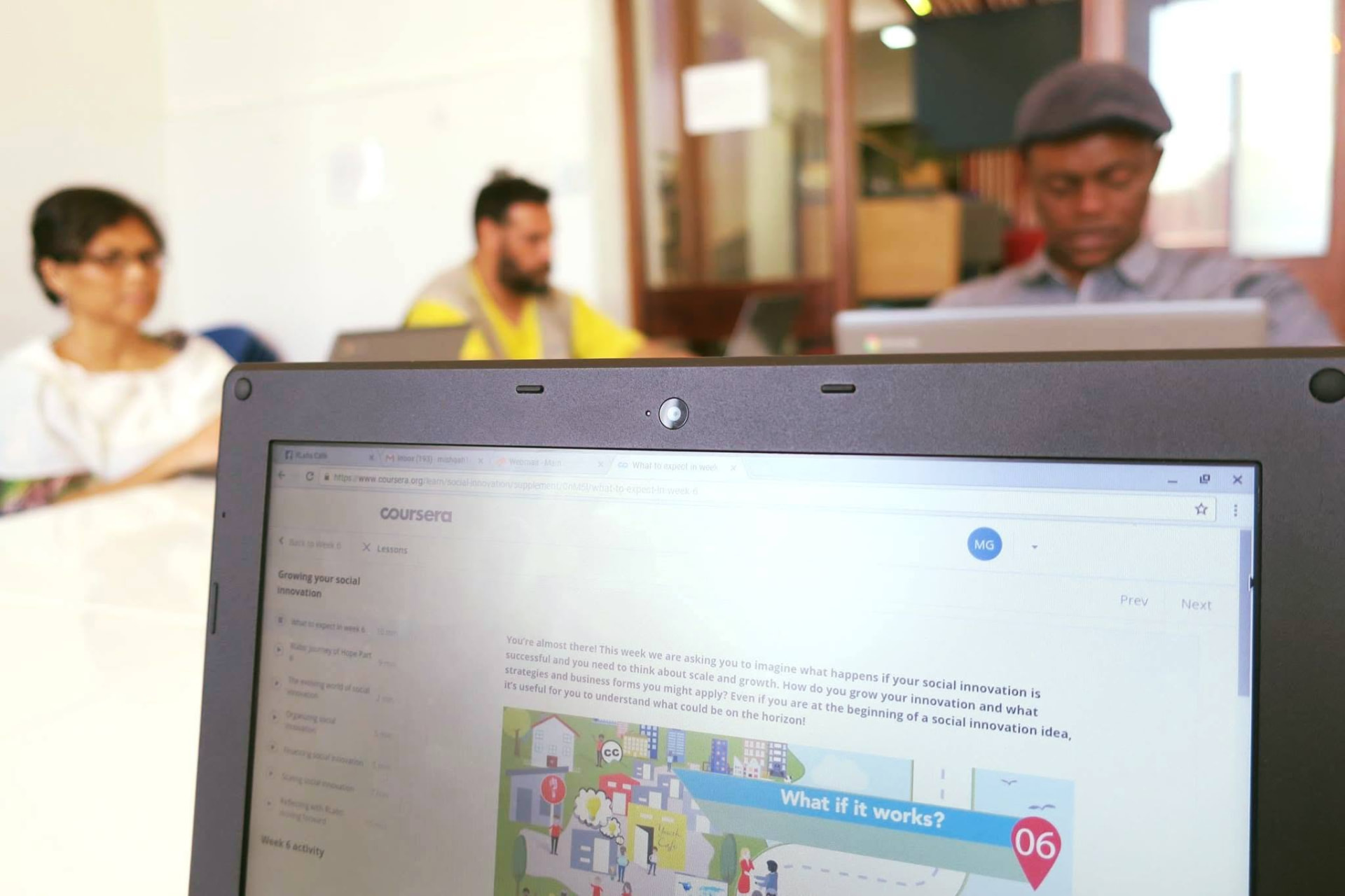 Social Innovation MOOC session at American Corner Cape Town