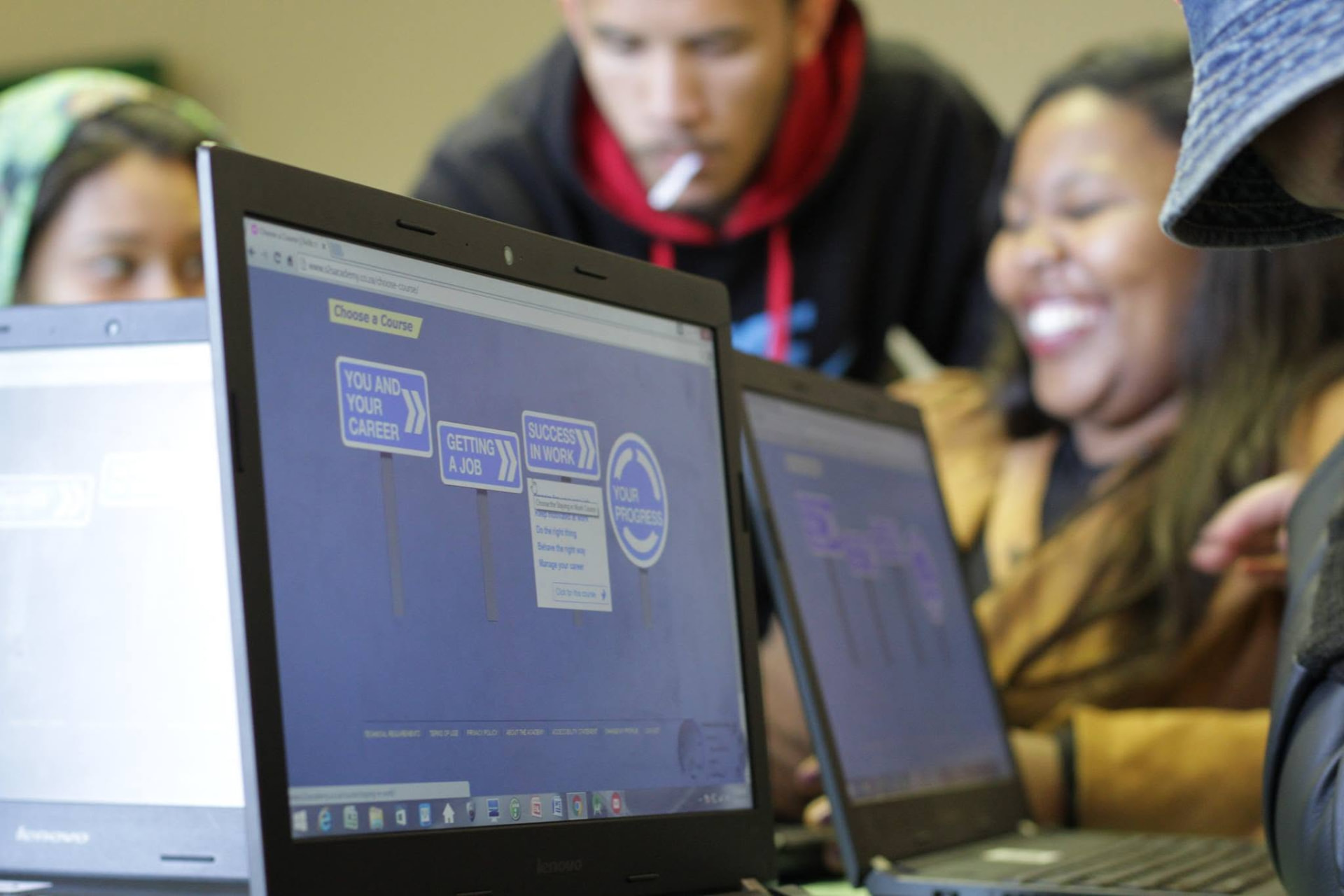 Skills to Succeed Academy session with participants